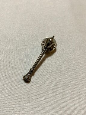 Clift Pewter Royal Torch Scepter Lapel Pin
